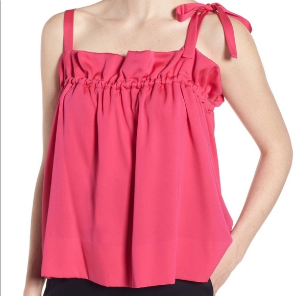 Lewit Silk Tank Pink Size Medium NWOT - Picture 1 of 9